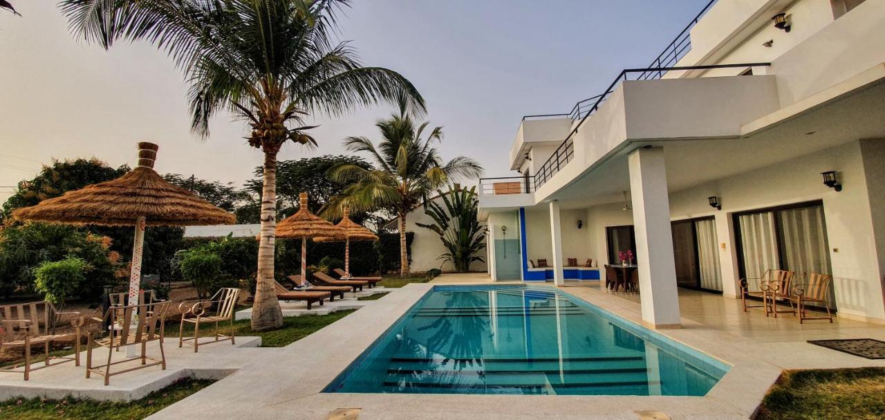 La Maison Blanche A Ngaparou, Splendide Villa Contemporaine Exteriör bild