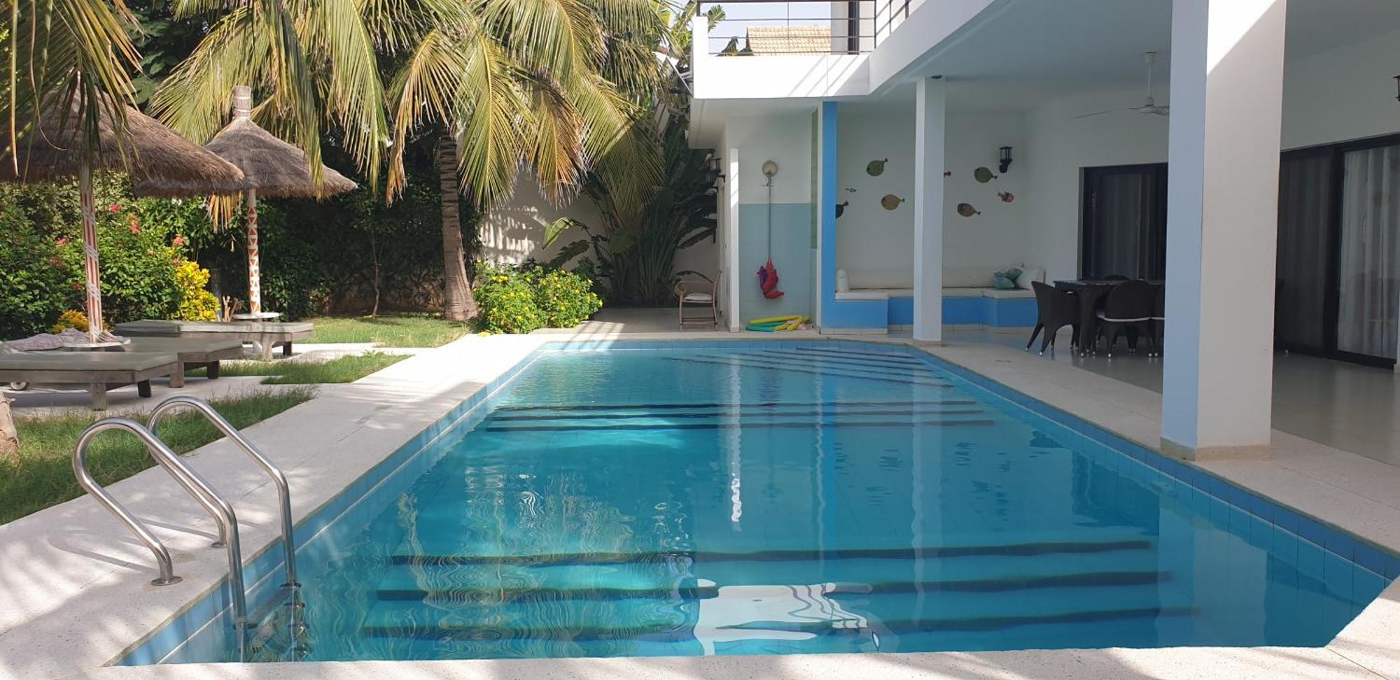 La Maison Blanche A Ngaparou, Splendide Villa Contemporaine Exteriör bild