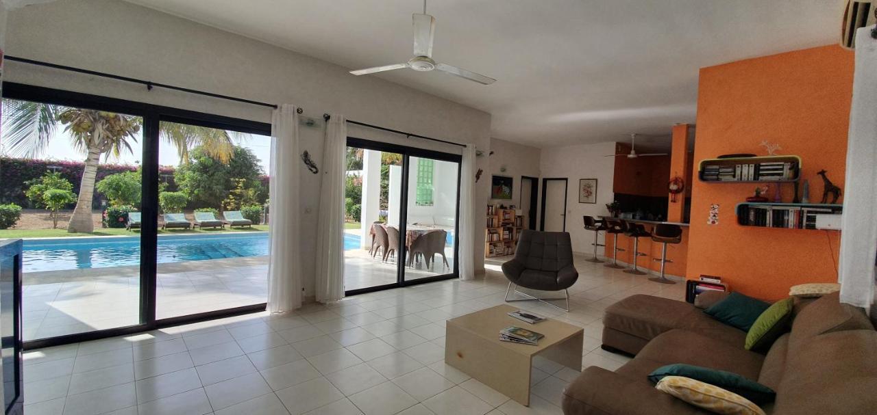 La Maison Blanche A Ngaparou, Splendide Villa Contemporaine Exteriör bild